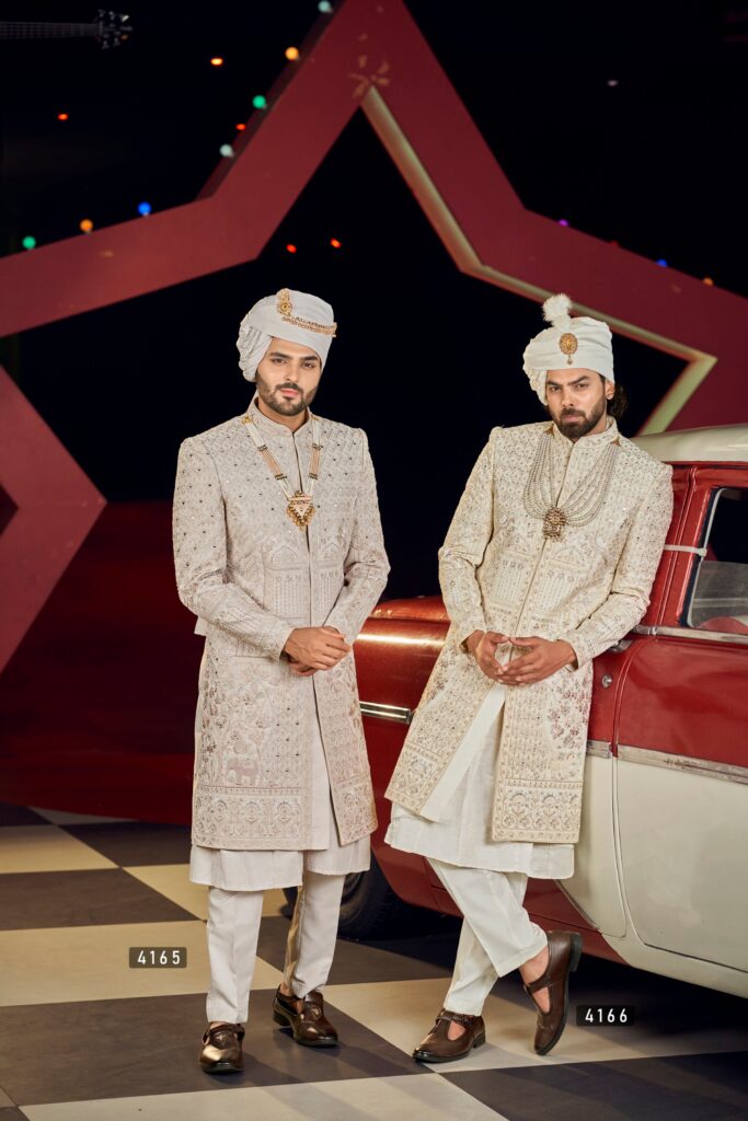 The Royal Baraat Sherwani – Crafted for a Majestic Arrival