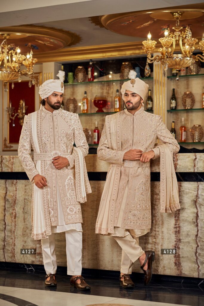 The Heritage Sovereign Sherwani – A Masterpiece of Craftsmanship