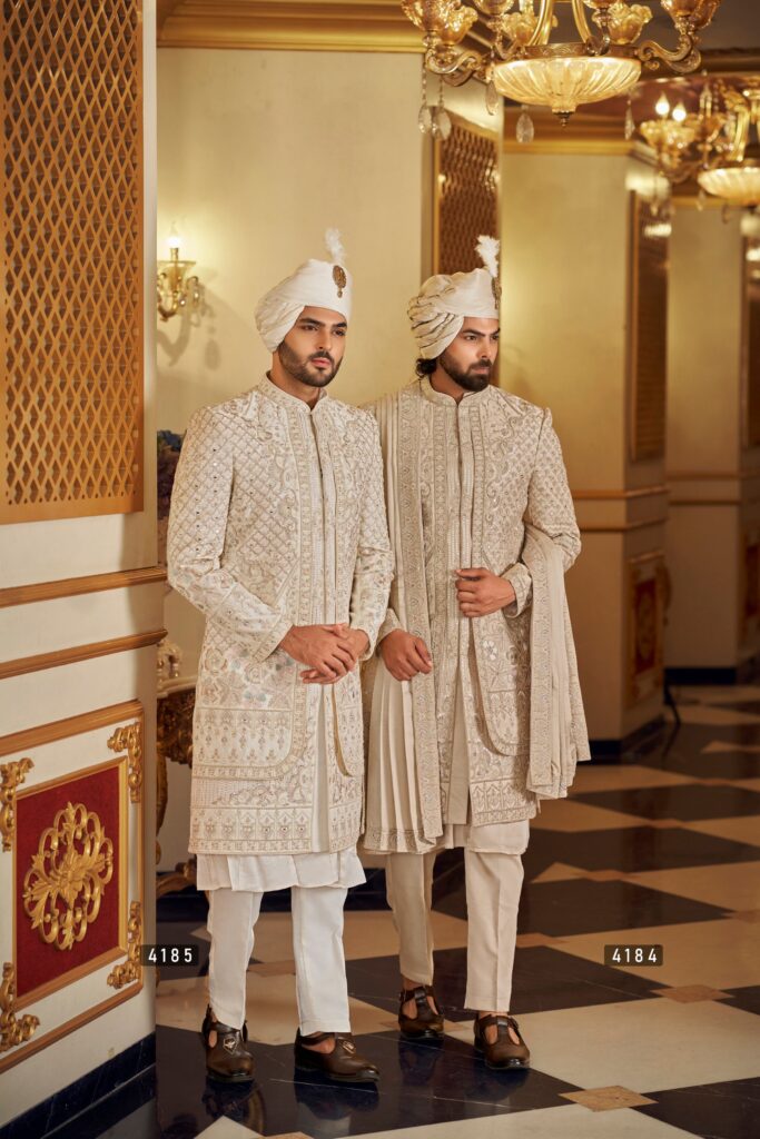 The Royal Procession Sherwani – Crafted for Distinguished Grooms