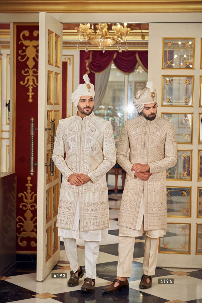 The Imperial Heritage Sherwani Duo – Inspired by the Grandeur of Royal Courts