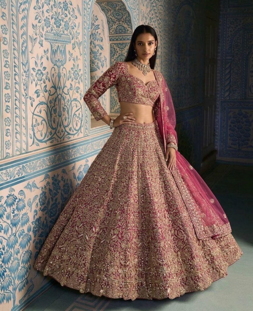 Regal Magenta Lehenga Collection