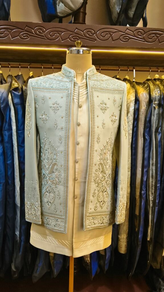 Ice Blue Indo-Western
