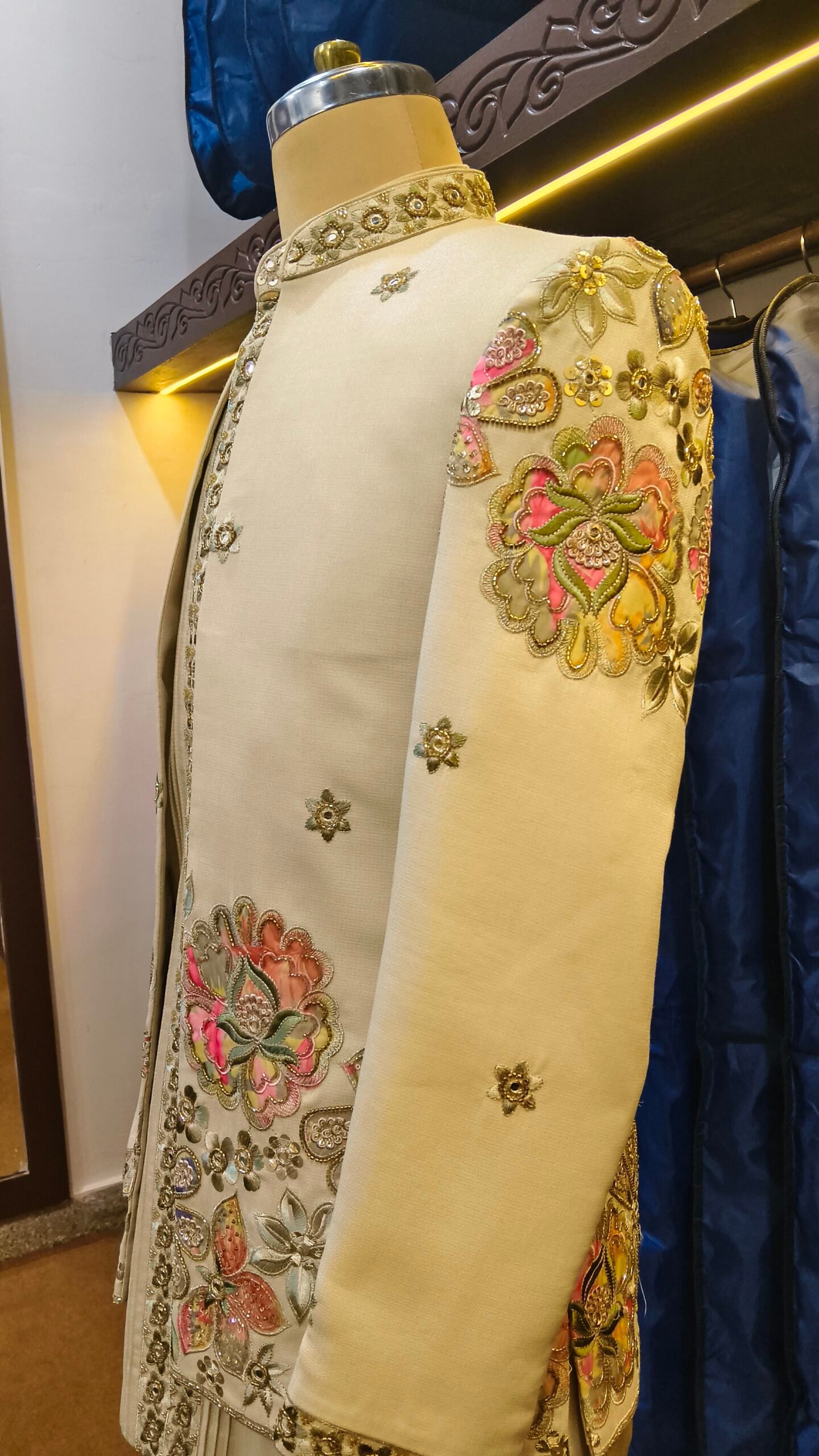 Ivory Designer Indo-Western - Image 4