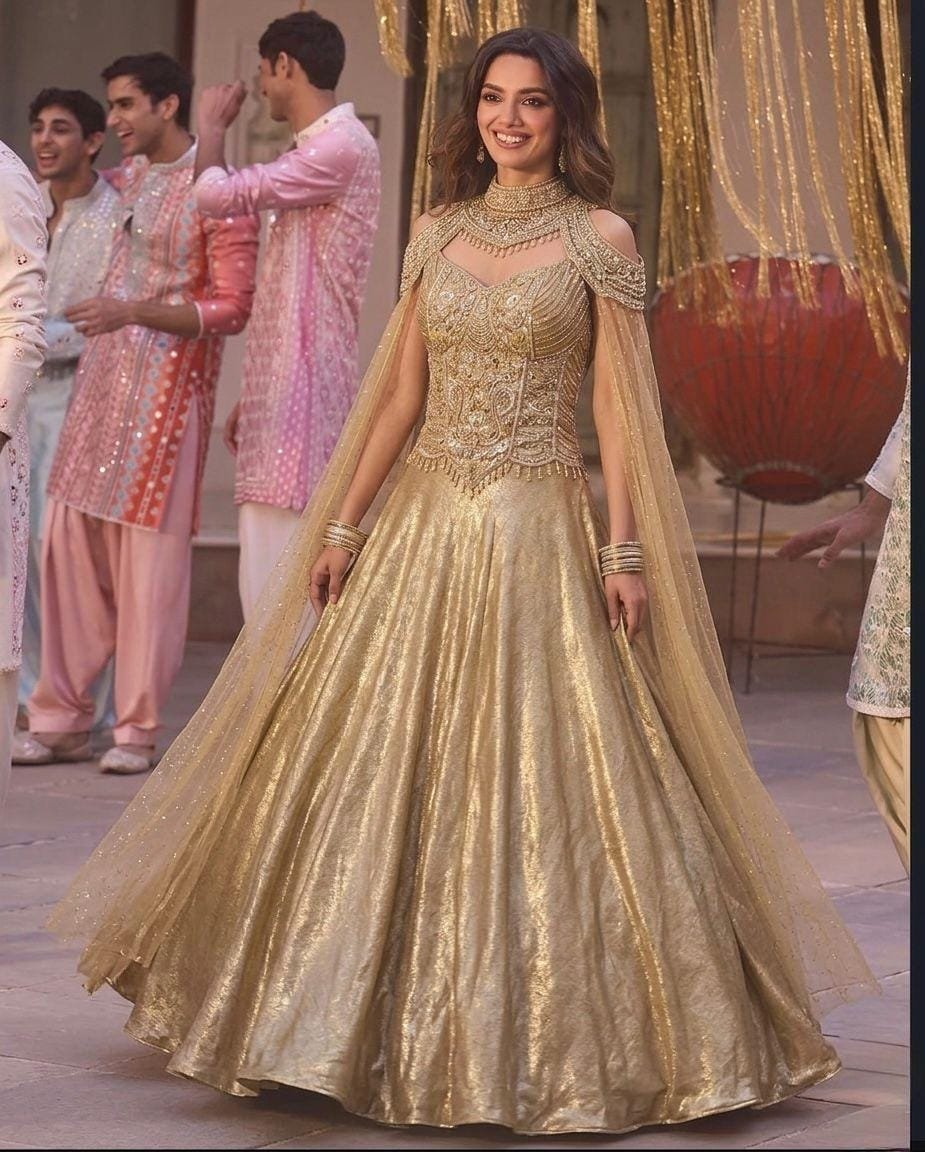 Champagne Gold Royal Gown