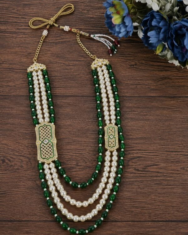 Emerald Pearl Royale Necklace