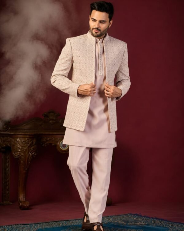 Dusty Pink Designer Indo-Western