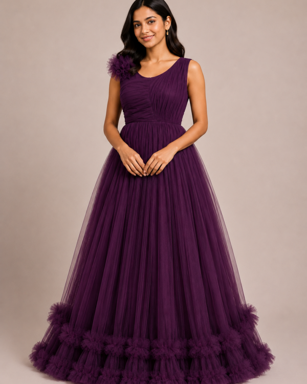 Royal Plum Gown