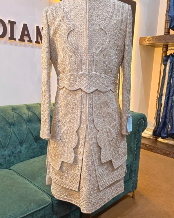 Copper Embroidered Sherwani