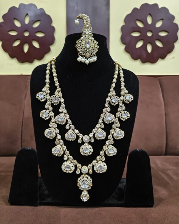 Royal White Groom Mala Set