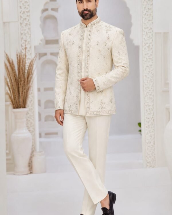 Ivory Royale – Embroidered Indo-Western
