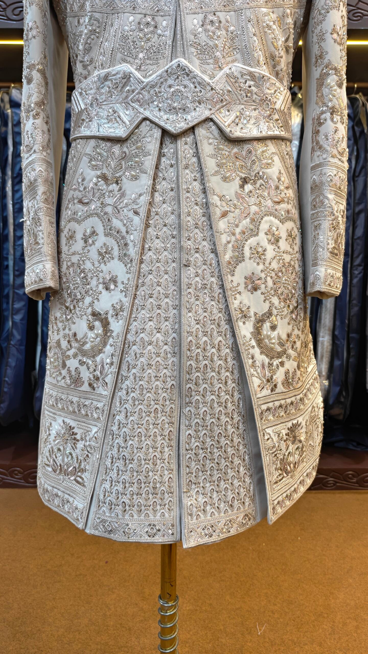 The Imperial Ivory Heritage Sherwani - Image 2