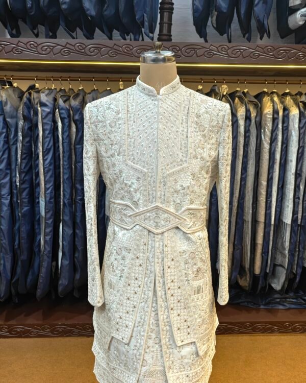 The OFF WHITE Imperial Royale Sherwani
