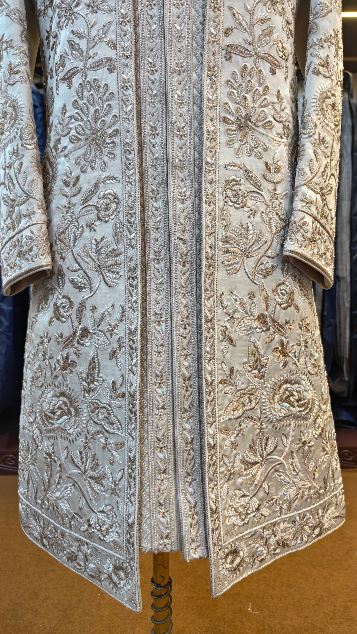The Ivory Zari Heritage Sherwani - Image 4